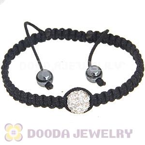 Wholesale On Sale Handmade Pave Crystal Macrame Bracelets
