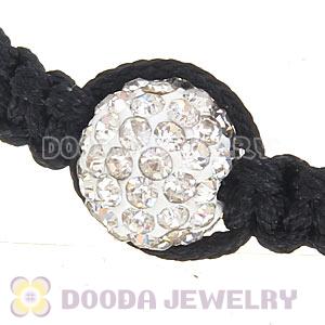 Wholesale On Sale Handmade Pave Crystal Macrame Bracelets