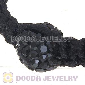 Wholesale On Sale Handmade Pave Crystal Macrame Bracelets