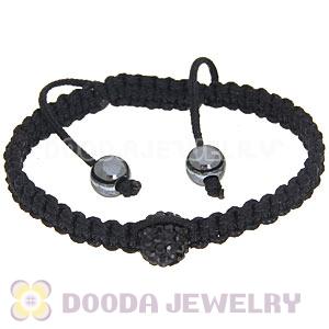 Wholesale On Sale Handmade Pave Crystal Macrame Bracelets