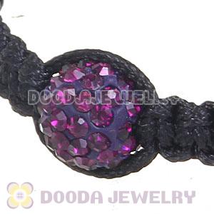 Wholesale On Sale Handmade Pave Crystal Macrame Bracelets