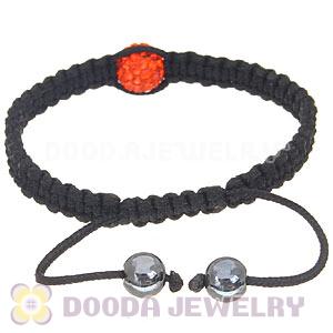 Wholesale On Sale Handmade Pave Crystal Macrame Bracelets