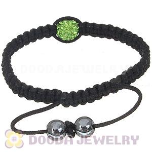 Wholesale On Sale Handmade Pave Crystal Macrame Bracelets