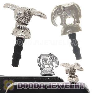 Cute alloy Elephant iphone Earphone Jack Plug Wholesale