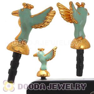 Cute Alloy Hummingbird iphone Earphone Jack Plug Wholesale