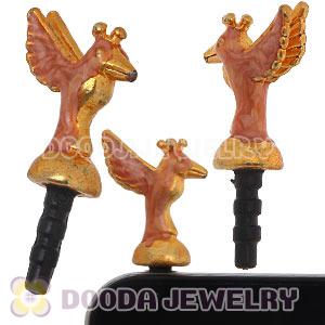 Cute Alloy Hummingbird iphone Earphone Jack Plug Wholesale