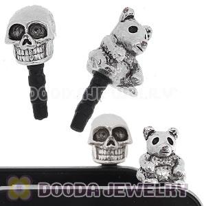 Cute alloy Panda iphone Earphone Jack Plug Wholesale