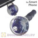 Wholesale iPhone Earphone Jack Plug With Snowflake Bead