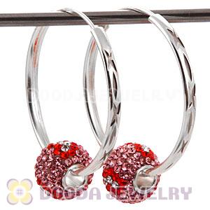 Dia 35mm Sterling Silver Hoop Earring European Beads Compatible