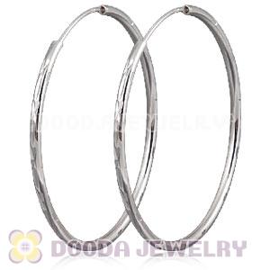 Dia 45mm Sterling Silver Hoop Earring European Beads Compatible