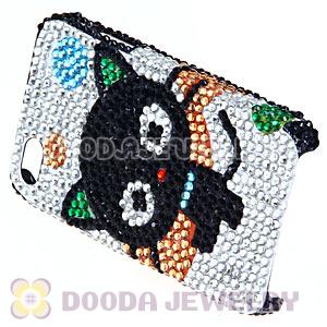 Crystal Cat Back Cases For iPhone 4 iPhone 4S Wholesale