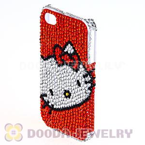 Crystal Hello Kitty Best Cases For iPhone 4 Wholesale