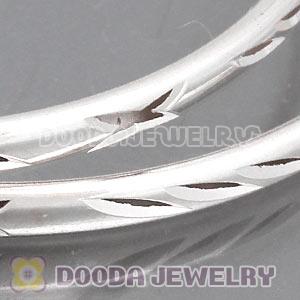 Dia 55mm Sterling Silver Hoop Earring European Beads Compatible