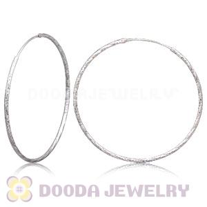 Dia 55mm Sterling Silver Hoop Earring European Beads Compatible