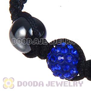 Wholesale On Sale Handmade Pave Crystal Macrame Bracelets