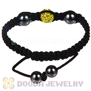 Wholesale On Sale Handmade Pave Crystal Macrame Bracelets