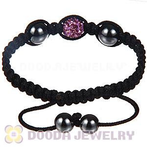 Wholesale On Sale Handmade Pave Crystal Macrame Bracelets