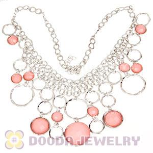 Fashion Multilayer Resin Rhinestone Choker Bib Necklaces Wholesale