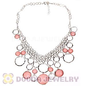 Fashion Multilayer Resin Rhinestone Choker Bib Necklaces Wholesale