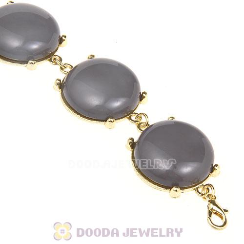 Cheap Resin Bead Grey Bubble Bracelets Wholesale