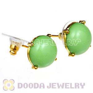 2012 Fashion Gold Plated Pink Bubble Stud Earrings Wholesale