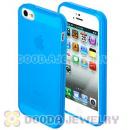 Ultra Slim Pink Transparent Soft Rubber Cover Cases For iPhone5 Gen 5th 5G