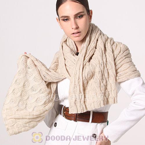 Cheap Rural Pastoral Knitting Infinity Pashmina Shawl Scarf Wrap Stole