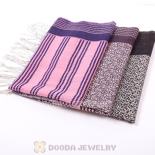 Wholesale Cashmere Wool Scarf Urban Retro Long Leopard Scarves Wrap