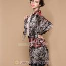 Urban Retro Wool Leopard Scarf Infinity Tassel Pashmina Shawl Scarves