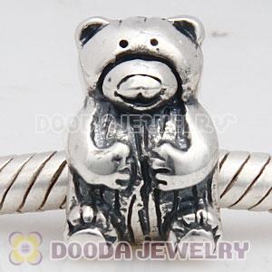 S925 Sterling Silver European Style Teddy Beads Beads
