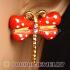 Fashion Gold Plated Enamel Dragonfly Stud Earrings Wholesale