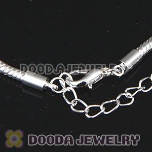 19CM Charm Jewelry Silver Plated Bracelet Chains Lobster Lock