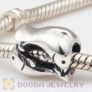 925 Sterling Silver Dolphin Charm Beads Wholesale