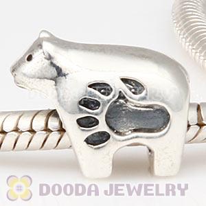 European 925 Sterling Silver Polar Bear Charm Beads Wholesale