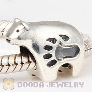 European 925 Sterling Silver Polar Bear Charm Beads Wholesale