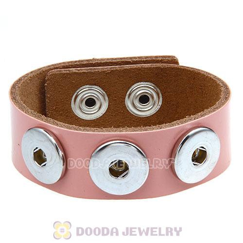 Pink Noosa Amsterdam Leather Bracelet Nude Wholesale