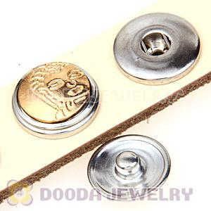 Cheap Gold Plated Alloy Metal Noosa Chunks Button Wholesale
