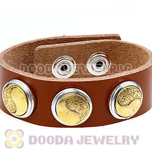 Cheap Gold Plated Alloy Metal Noosa Chunks Button Wholesale