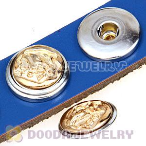 Cheap Gold Plated Alloy Metal Noosa Chunks Button Wholesale