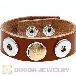 Cheap Gold Plated Alloy Metal Noosa Chunks Button Wholesale