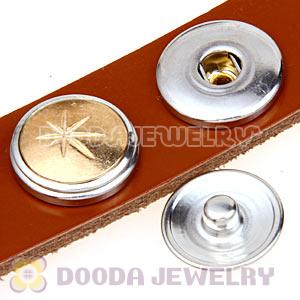 Cheap Gold Plated Alloy Metal Noosa Chunks Button Wholesale