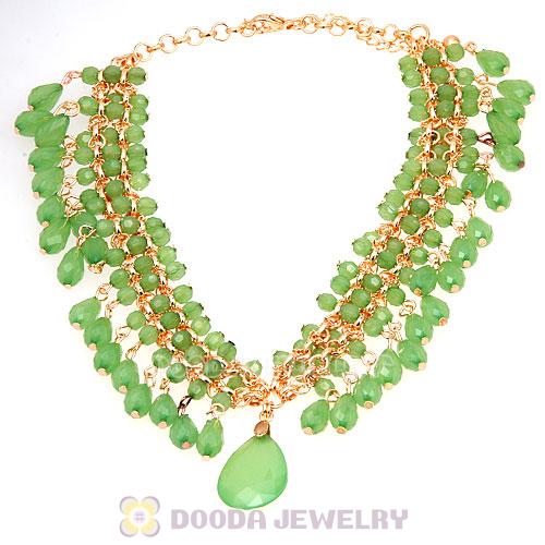 Chunky Costume Jewelry Resin Plastic Bubble Bib Necklace Wholesale