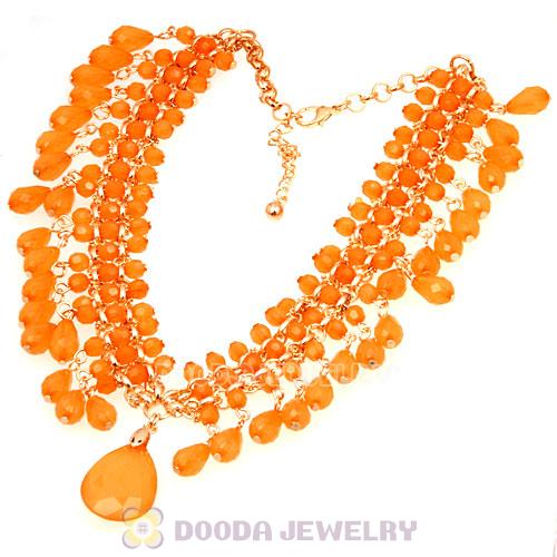 Chunky Costume Jewelry Resin Plastic Bubble Bib Necklace Wholesale