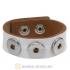 White Noosa Amsterdam Leather Bracelet Nude Wholesale