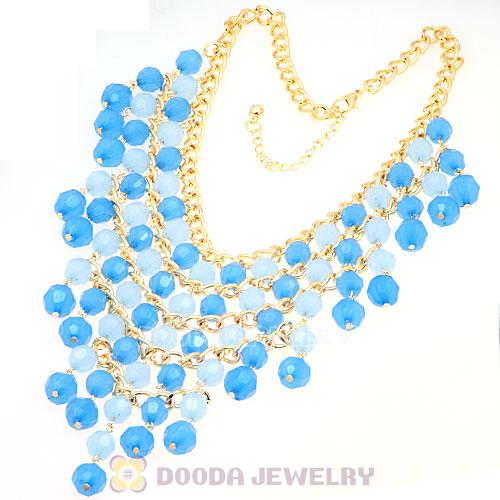 Acrylic Beaded Bubble Bib Costume Jewelry Necklace Wholesale