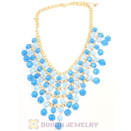 Acrylic Beaded Bubble Bib Costume Jewelry Necklace Wholesale