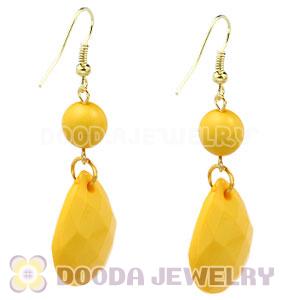Fashion Hoop Yellow Bubble Earrings Wholesale