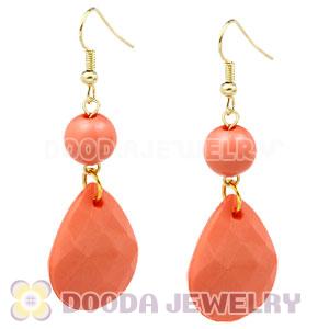 Fashion Hoop Orange Bubble Earrings Wholesale
