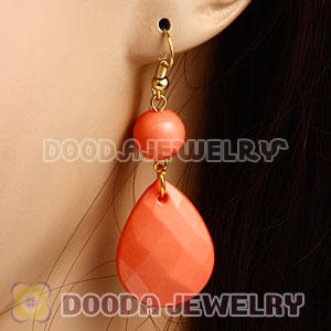 Fashion Hoop Orange Bubble Earrings Wholesale