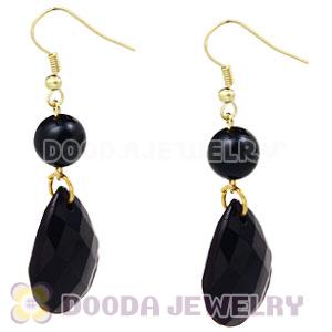 Fashion Hoop Black Bubble Earrings Wholesale